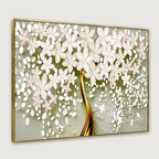 Seasonal Flower Fall Canvas Wall Painting