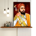 Shivaji Maharaj Canvas Painting for Home