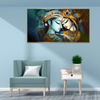 Vibrant Radha Krishna Artwork – Brighten Your Space Today