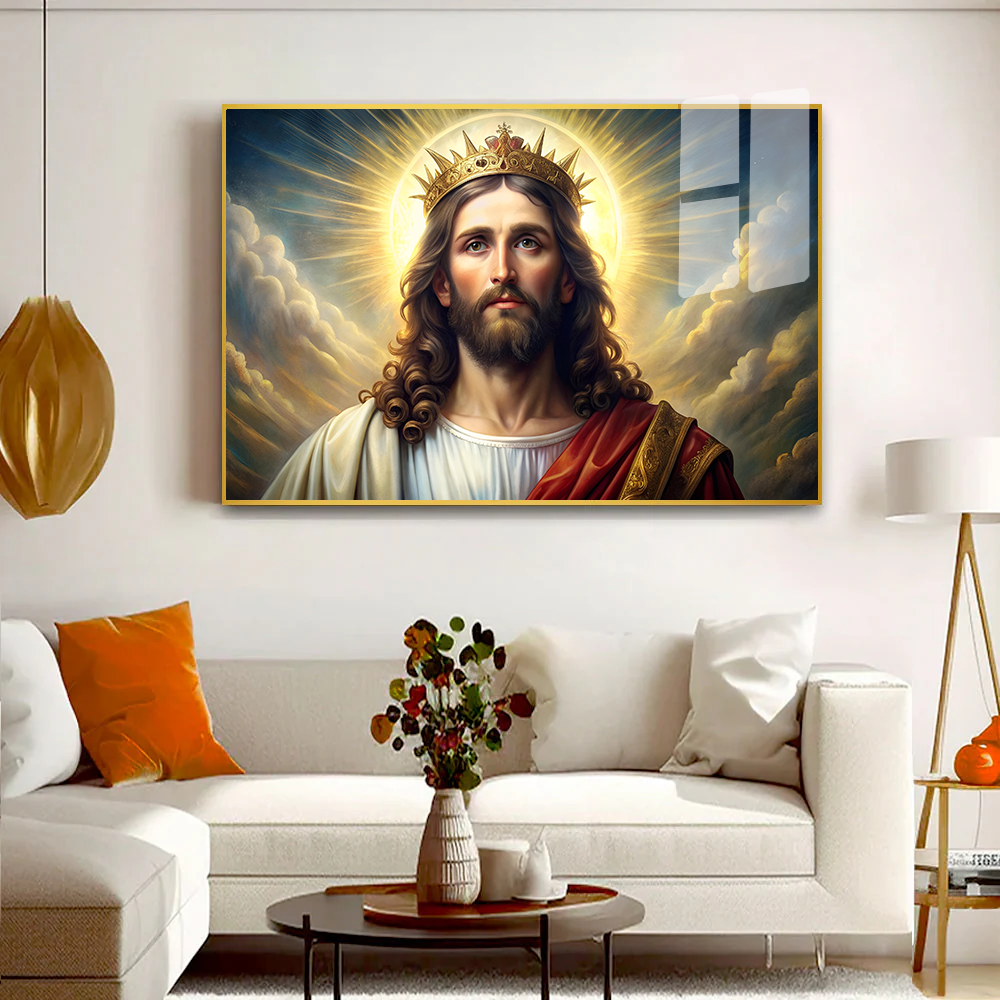Walking with Christ Jesus Acrylic Wall Paintings & Art Main image