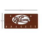 Welcome Text Unique Design Wall-Mounted Key Holder for Home Wall