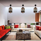 Ambient Lighting Wooden Lantern - Vellar Tree of Life Style