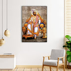 Aesthetic Shivaji Maharaj Canvas Painting