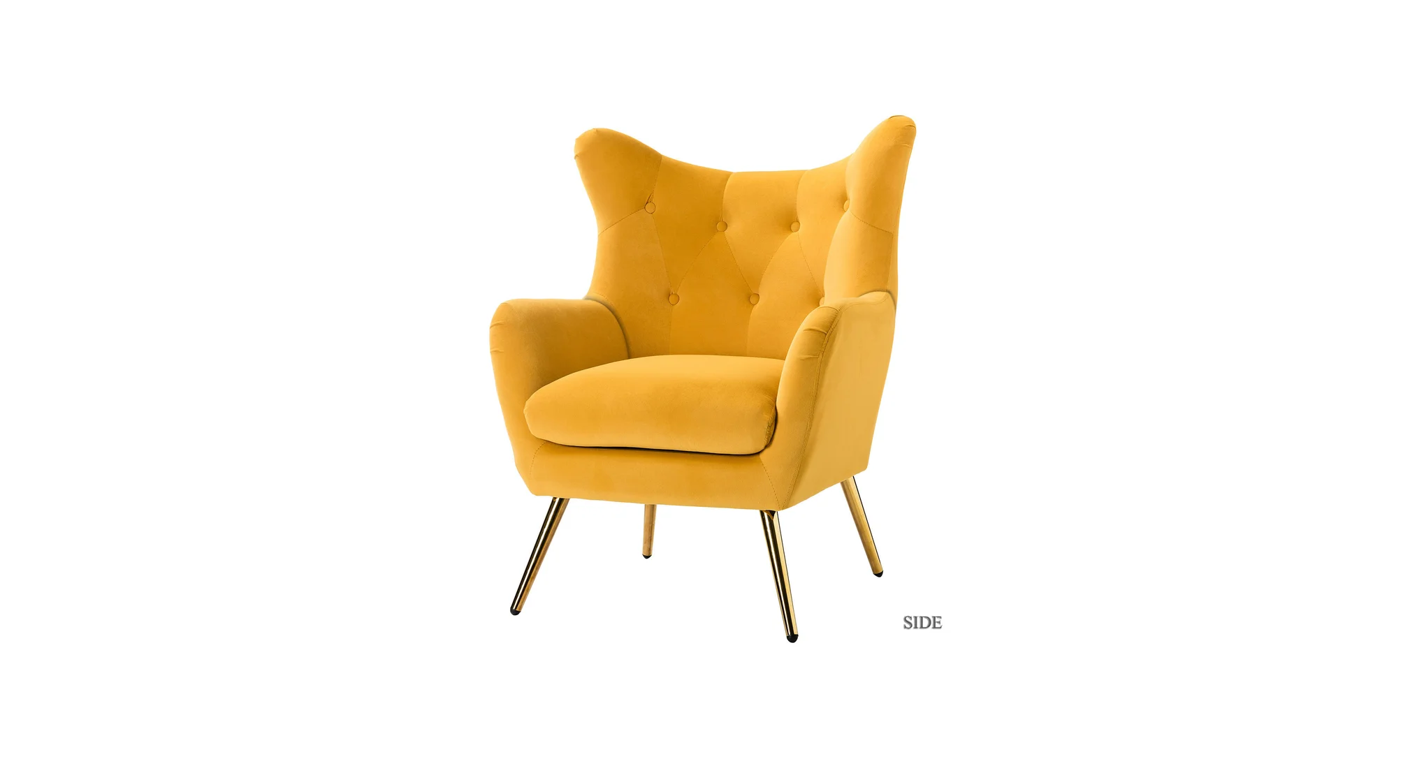 Yellow Dawson Accent Chair Secondary image