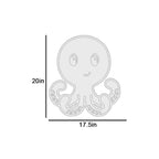 Baby Octopus Backlit Wooden Wall Décor