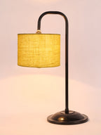 Yellow Jute Shade Iron Table Lamp (RM18)