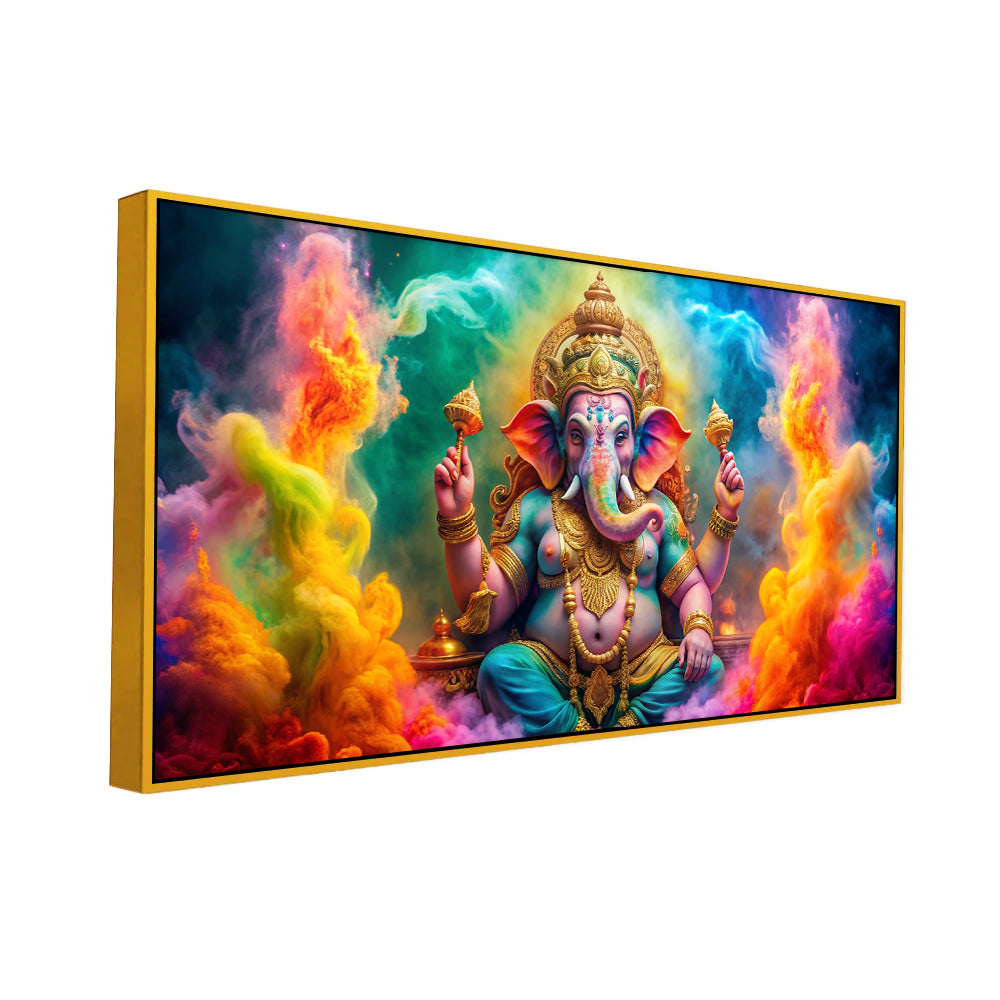 Traditional Wall Art – Vintage Style Ganesha Painting
