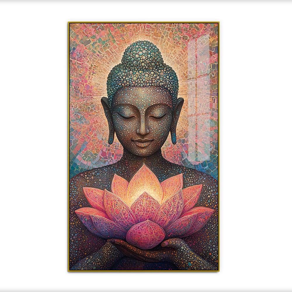 Beautiful Buddha Acrylic Wall Paintings For Home, Office and Hotel