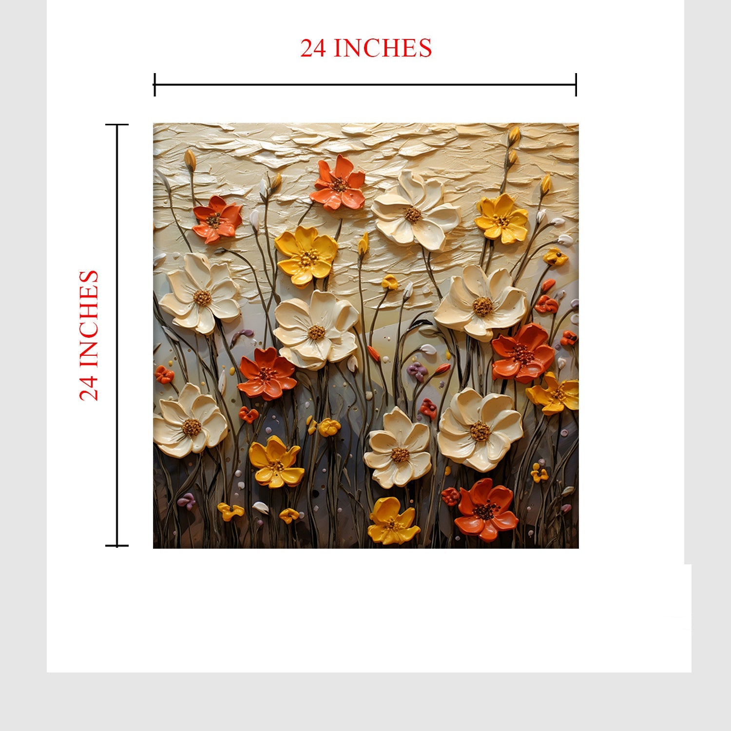 Vibrant Garden Colorful Wall Decor Secondary image