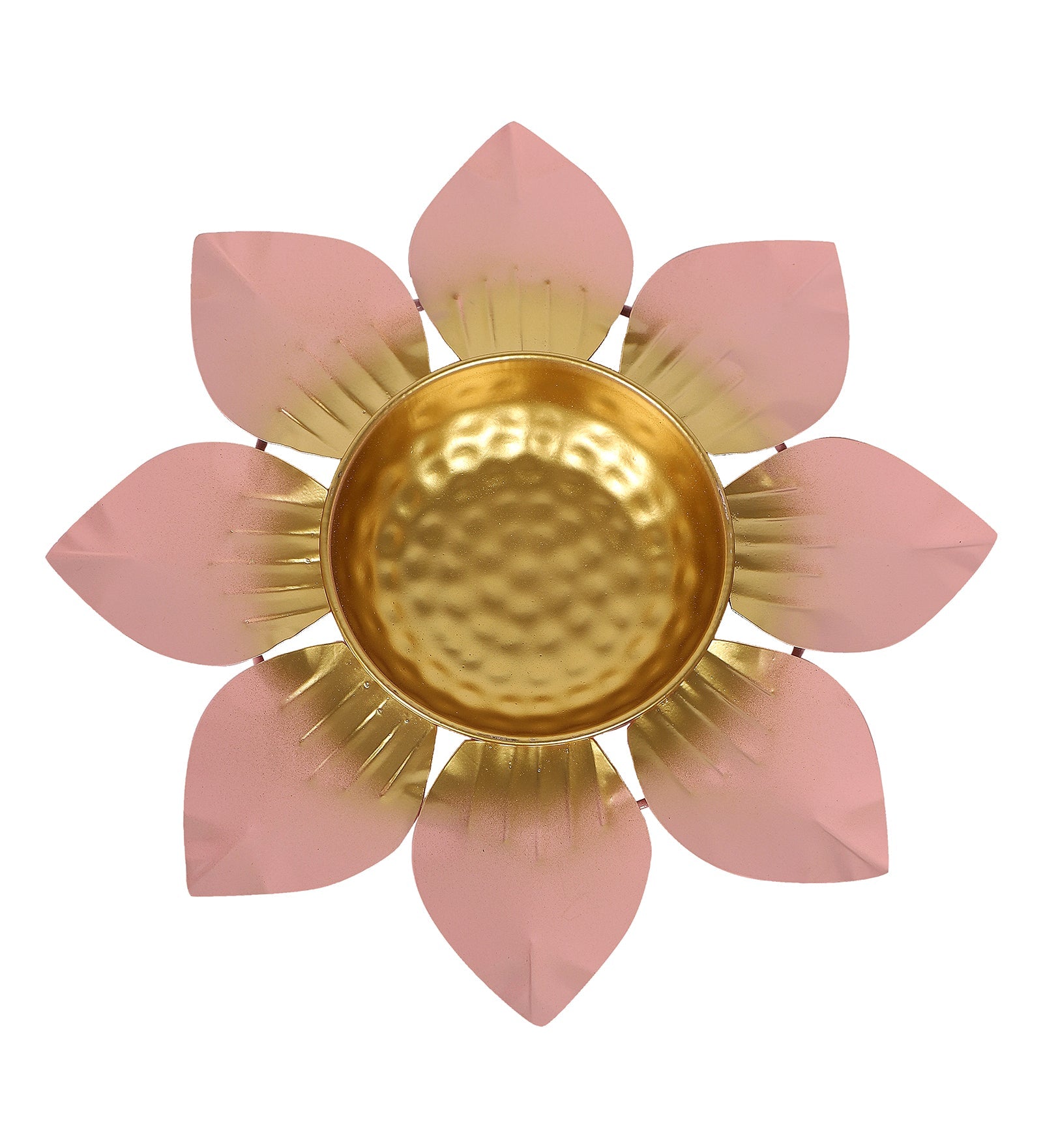 Baby Pink & Gold Flower Urli Secondary image