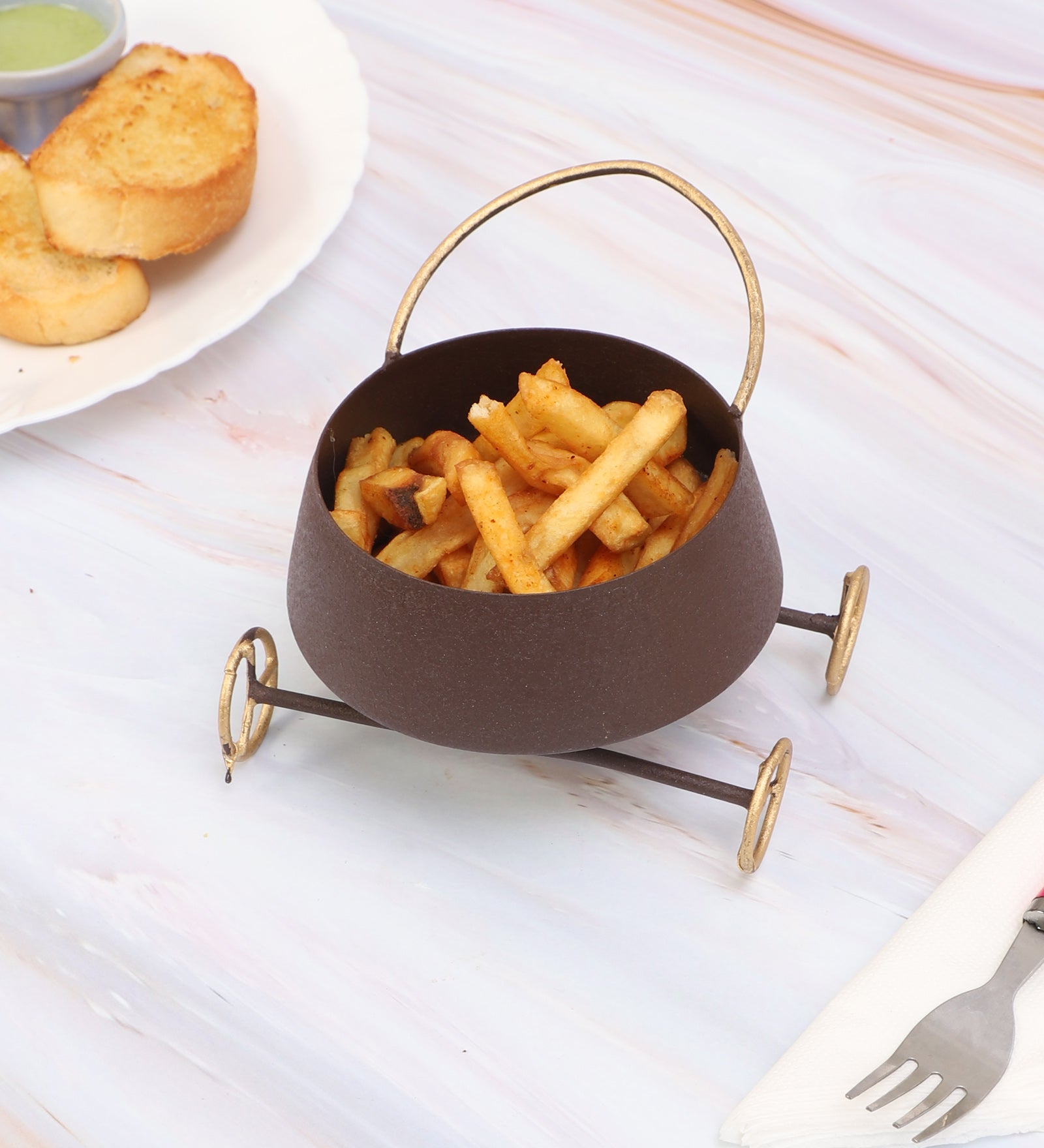 Wine Shape Bowl Snacks Platter With Wheels Main image