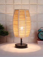 Wood Table lamp with Bamboo Shade (ACAP02)