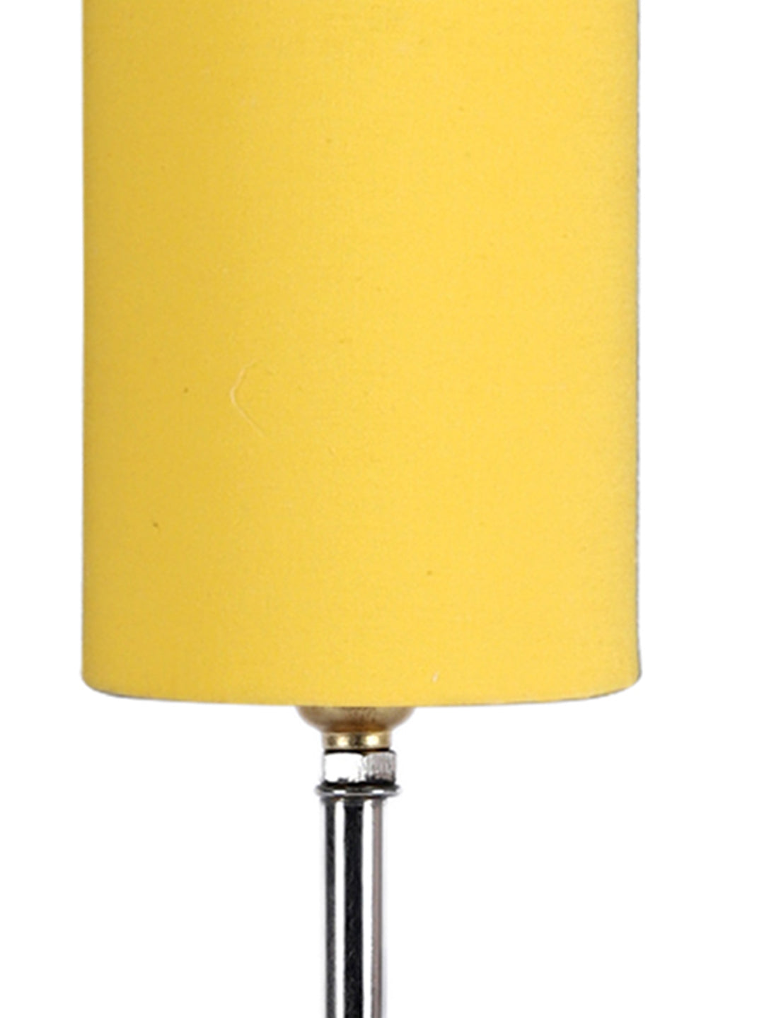 Wood Table lamp with Yellow cotton Shade (AEAP08)