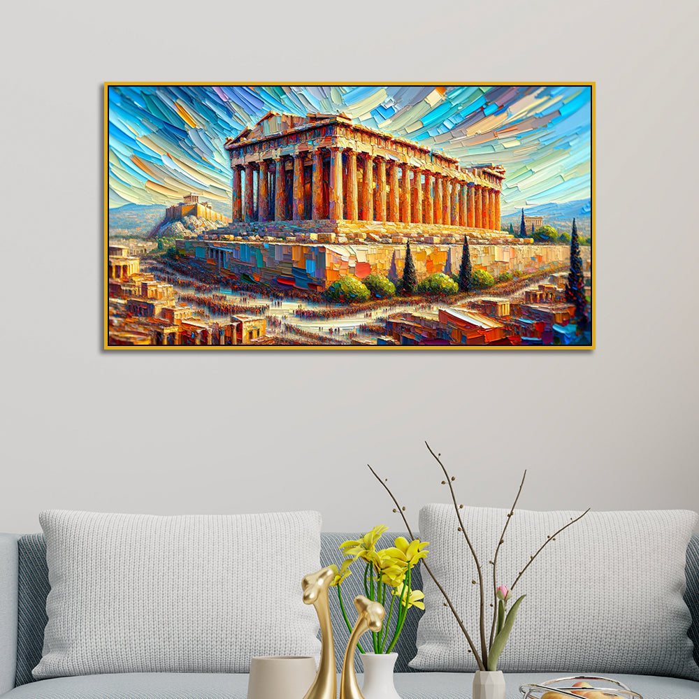 Ancient Glory in Color Canvas Print wall paintings 