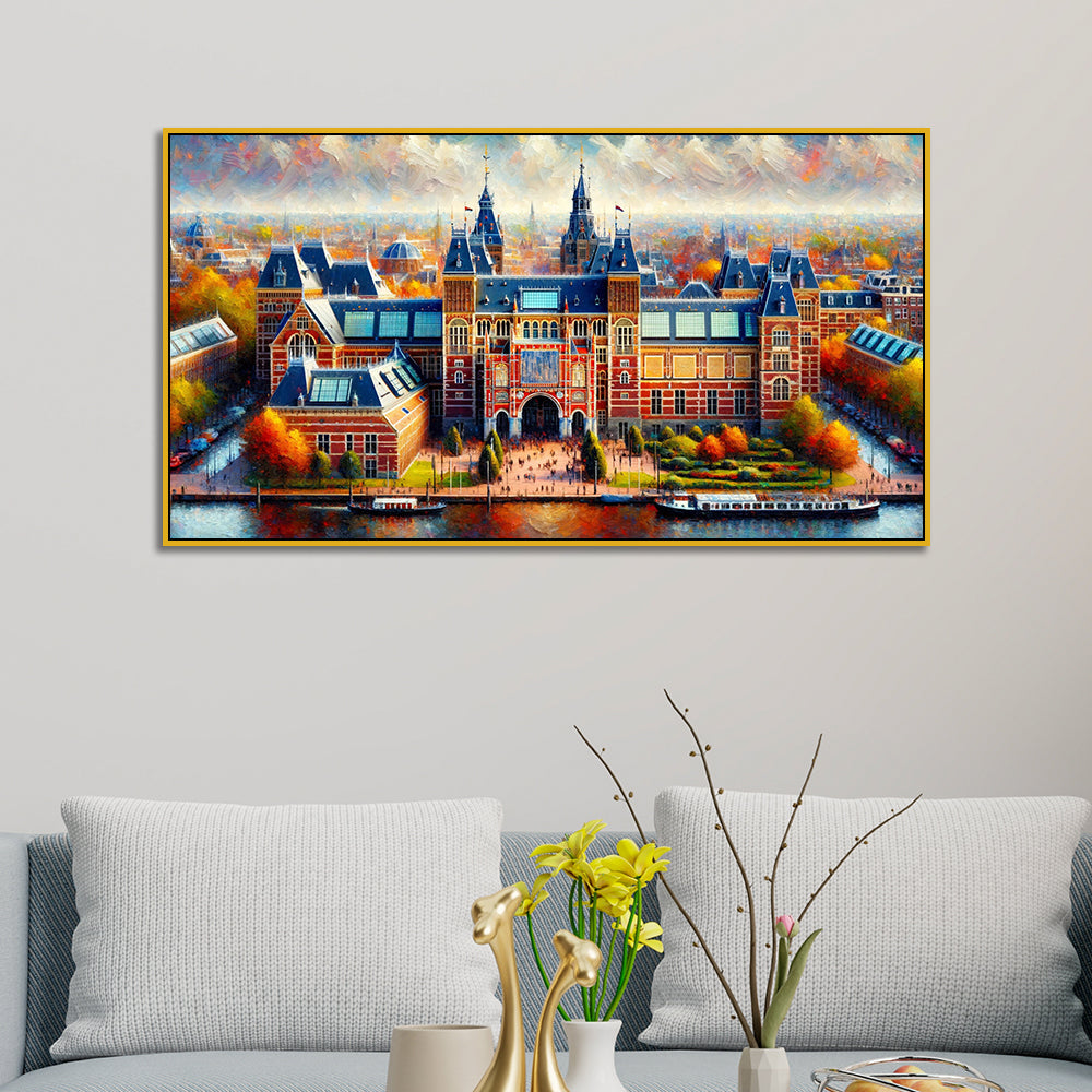 Amsterdam Architectural Art canvas Print wall decor paintings  Secondary image