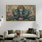 Antique Ganesha Wall Piece – Perfect for Devotional Corners