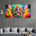 Traditional Wall Art – Vintage Style Ganesha Painting