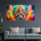 Traditional Wall Art – Vintage Style Ganesha Painting