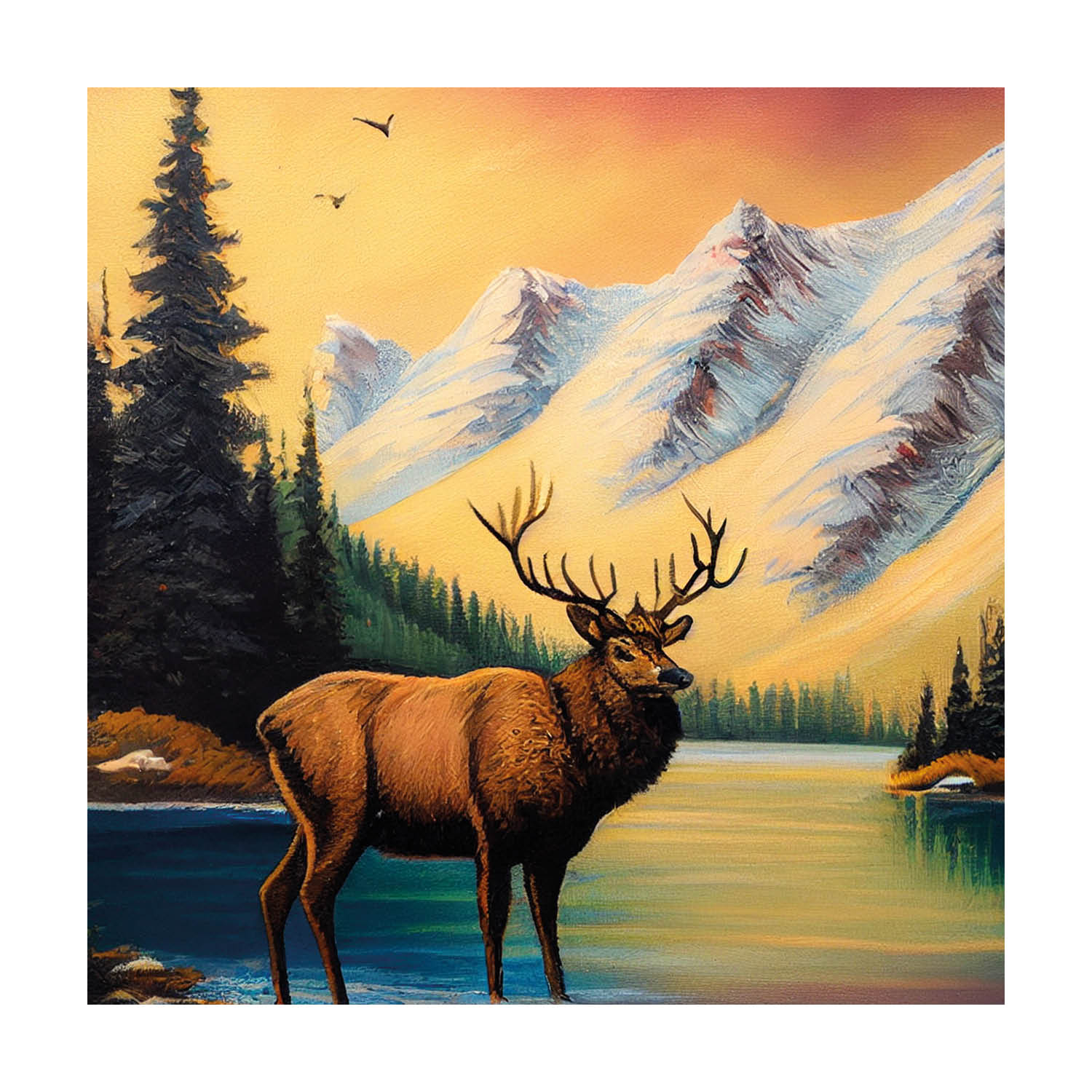 Scenary Canvas Painting for Home, Bedroom & Living Room Secondary image