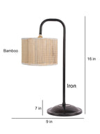 Bamboo shade Iron Table Lamp (RM01)