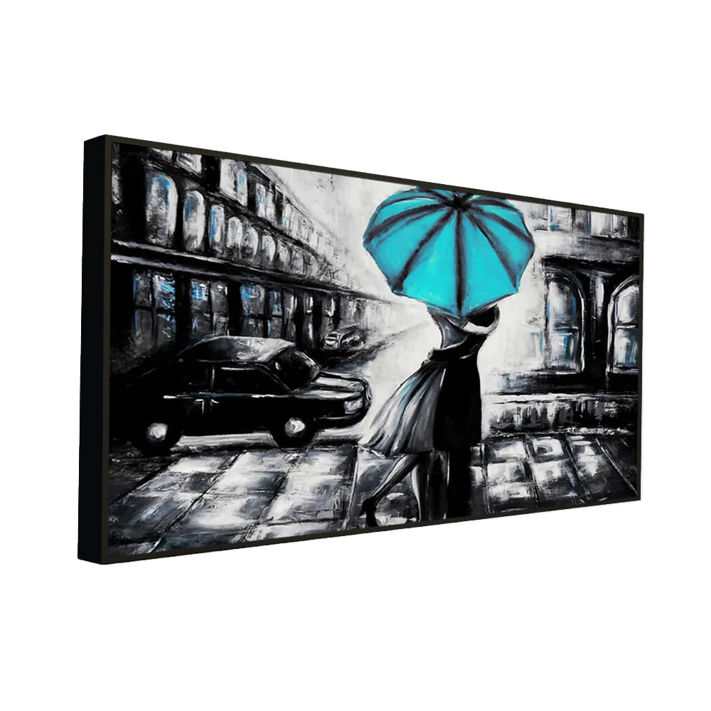 Vintage Romantic Couple Canvas Wall Painting Secondary image