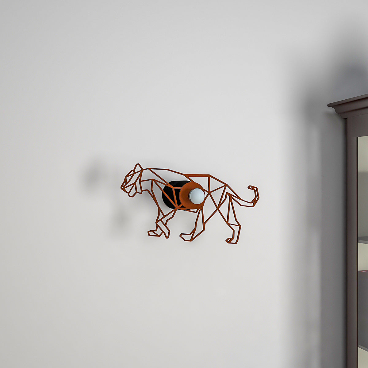 Wooden Tiger Shadow Lamp Secondary image