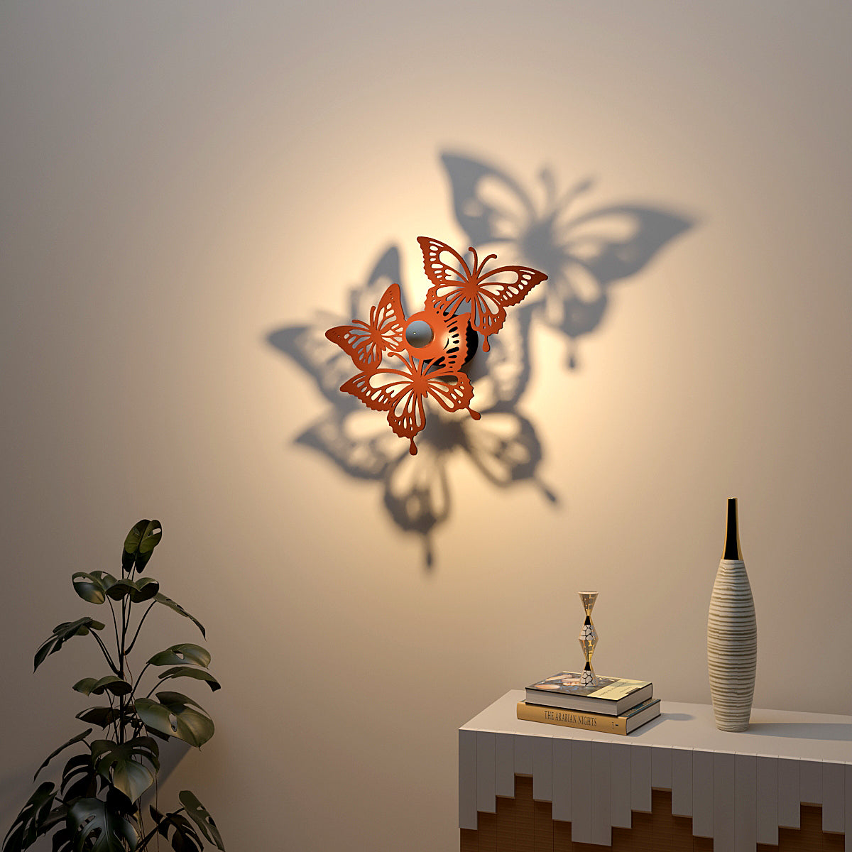 Beautiful butterfly Group Shadow Lamp Main image