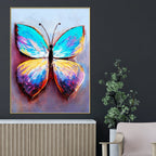 Beautiful Butterfly Cotton Canvas Wall Painting
