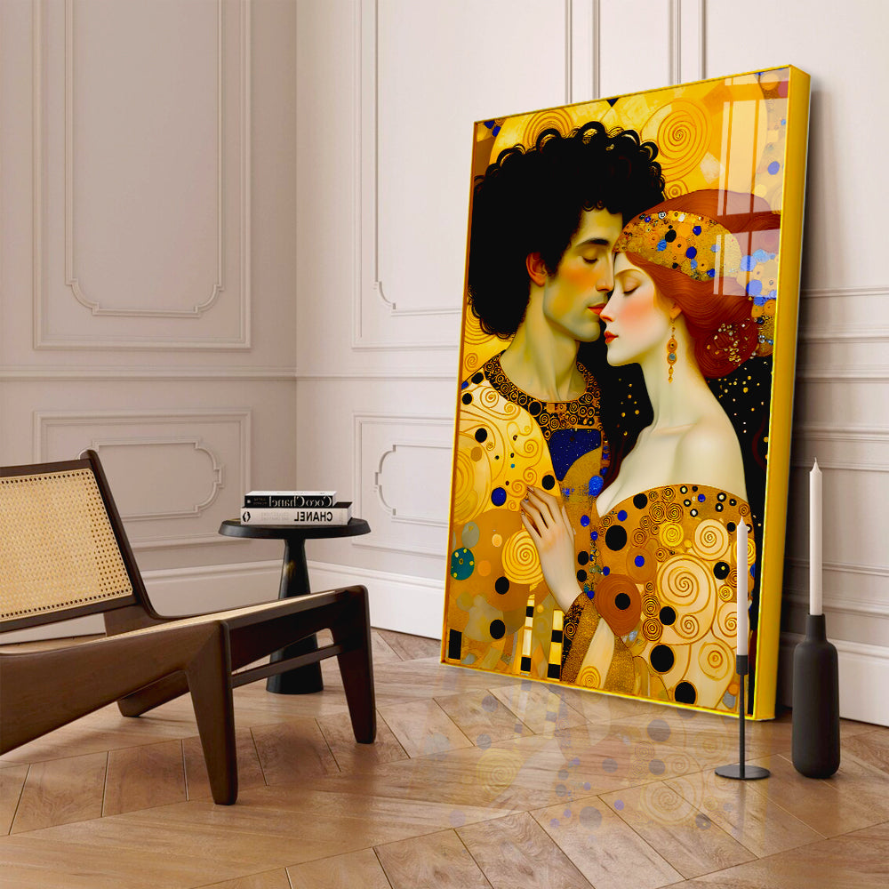 The Beauty of Couple Modern Acrylic Wall Paintings & Arts Secondary image