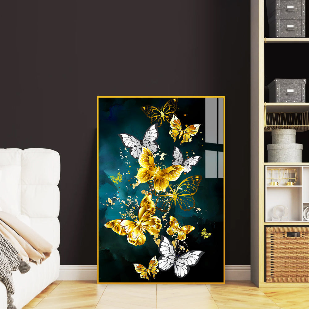 Beautiful Butterfly Fying Acrylic Wall Paintings & Arts Main image