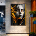 Artistic Innovation Girl Modern Acrylic Wall Art
