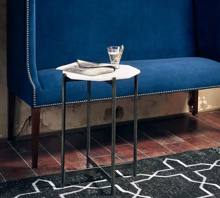 Accent Marble End Table