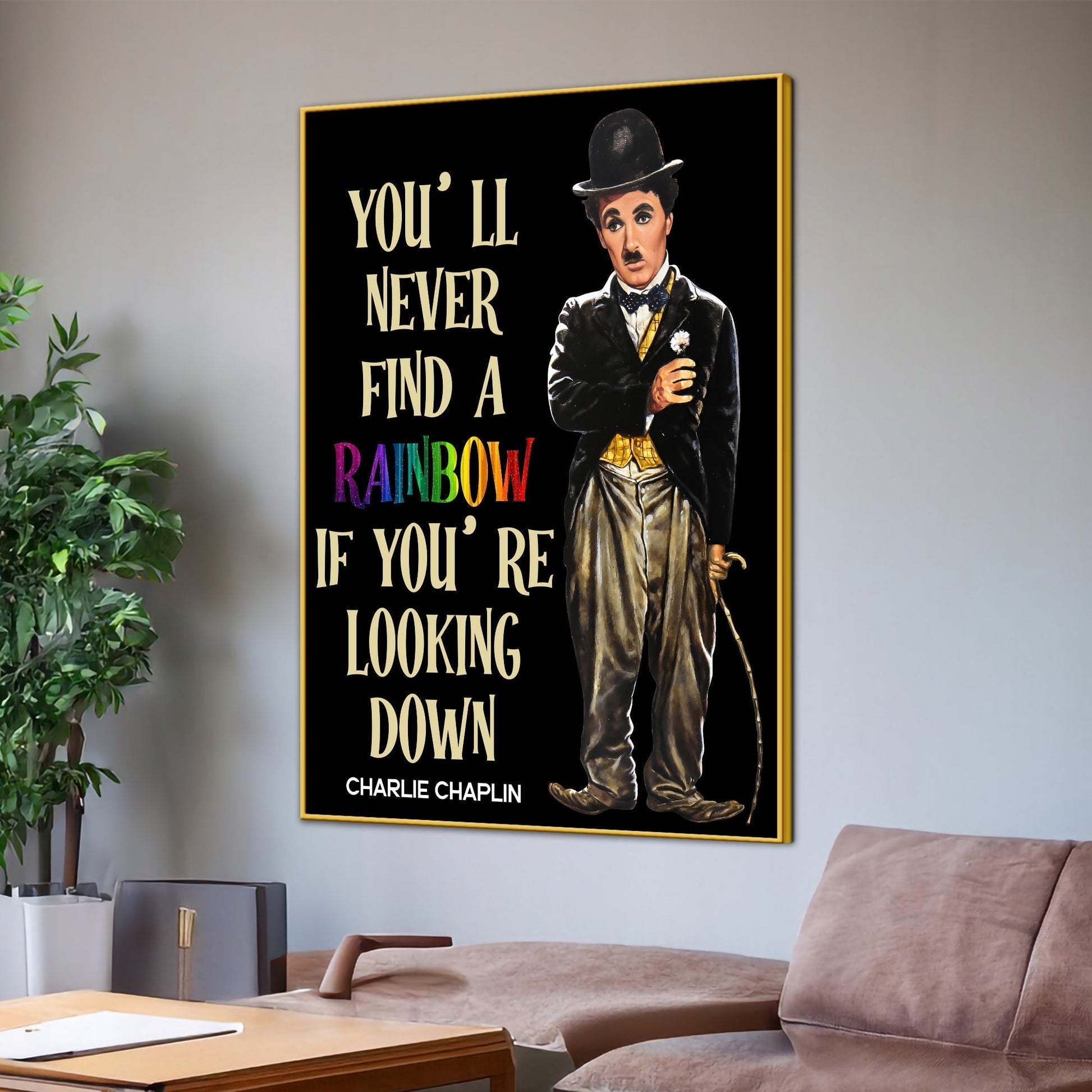 90S Love The Mickey Cotton Canvas Wall Painting Main image