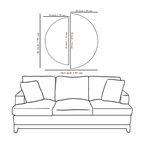 Abstract Golden Plates Semi Circle Canvas Wall Paintings & Arts