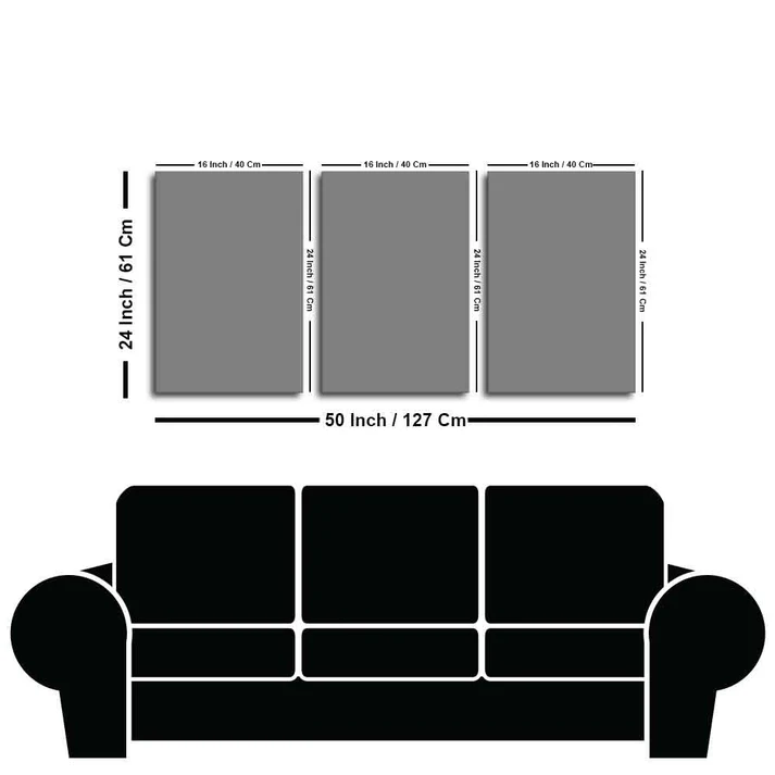 Abstract Boho Poster with Tropical Leaf, Color Vase and Shape Wall Art Set of 3